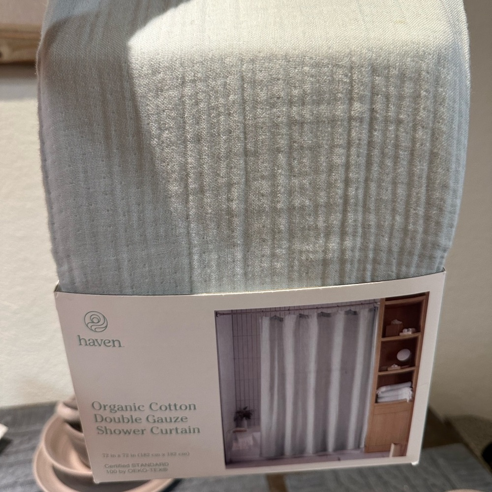 ORGANIC COTTON SHOWER CURTAINS